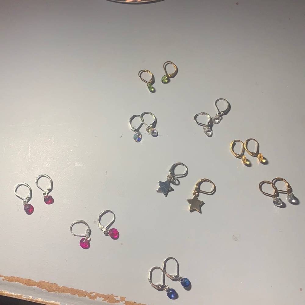 home made earrings